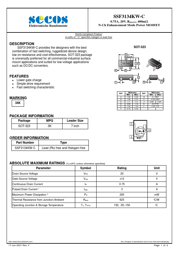 SSF3134KW-C