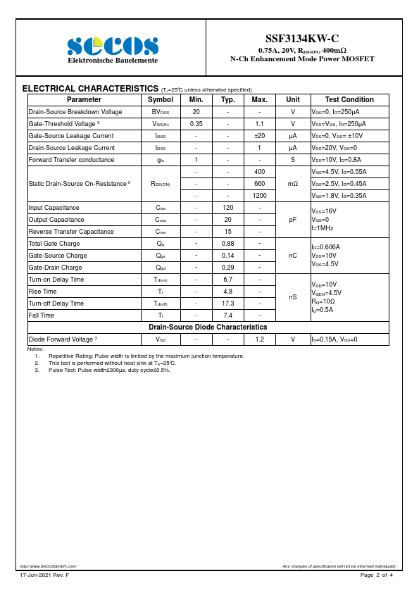 SSF3134KW-C