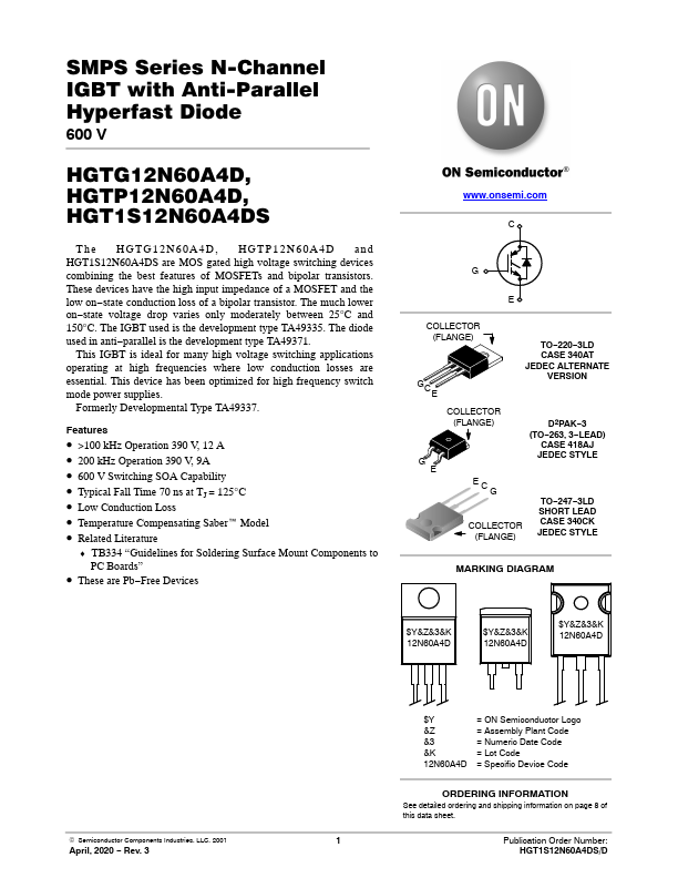 HGT1S12N60A4DS