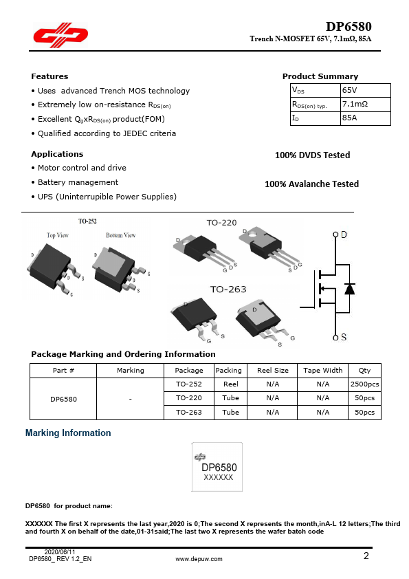 DP6580