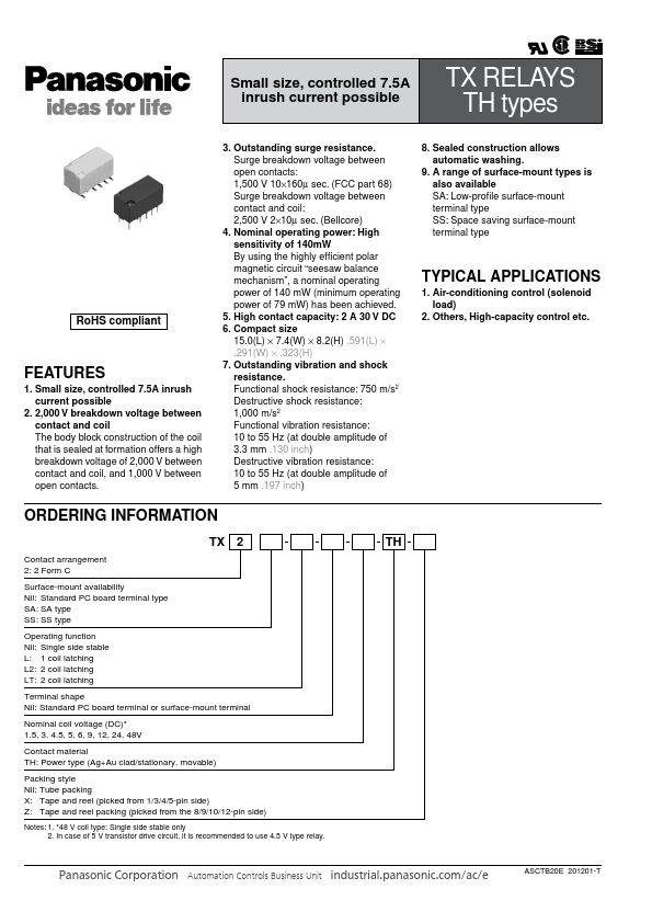 TX2SS-L-5V-TH