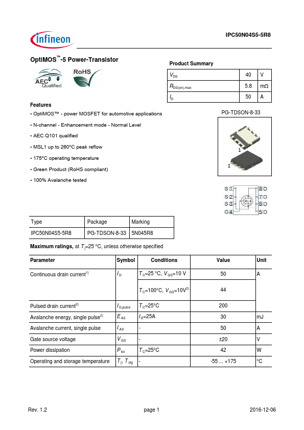 IPC50N04S5-5R8