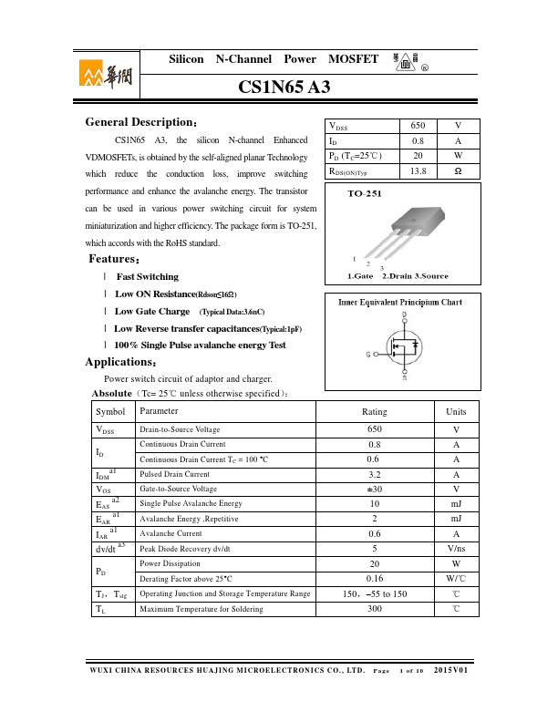 CS1N65A3