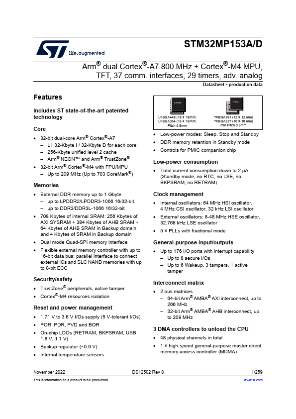 STM32MP153D