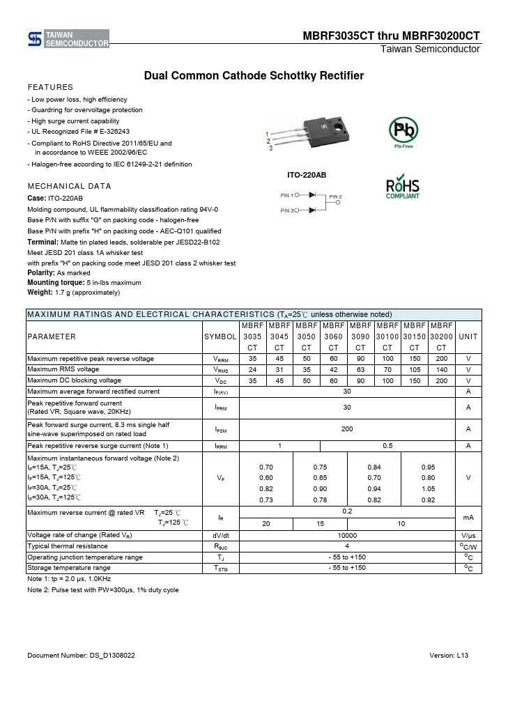 MBRF3060CT