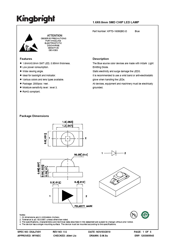 KPTD-1608QBC-D