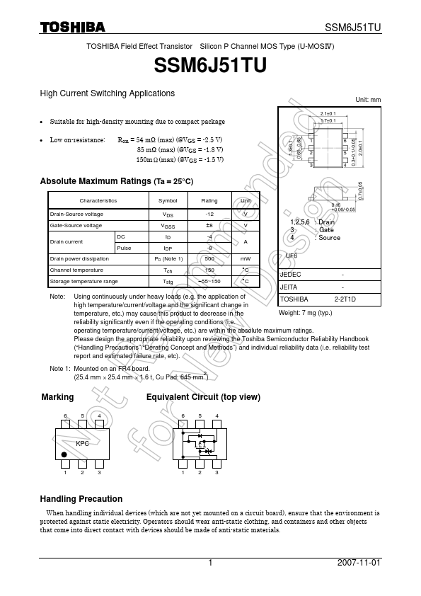 SSM6J51TU