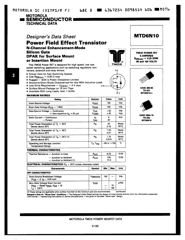 MTD6N10