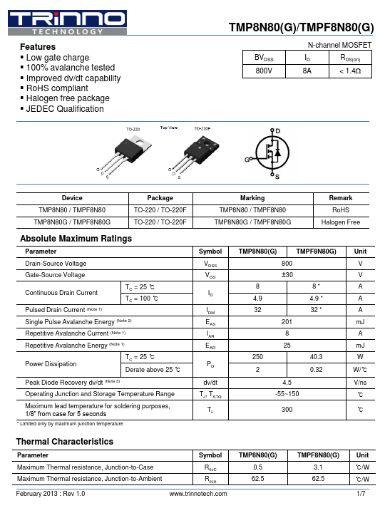 TMPF8N80