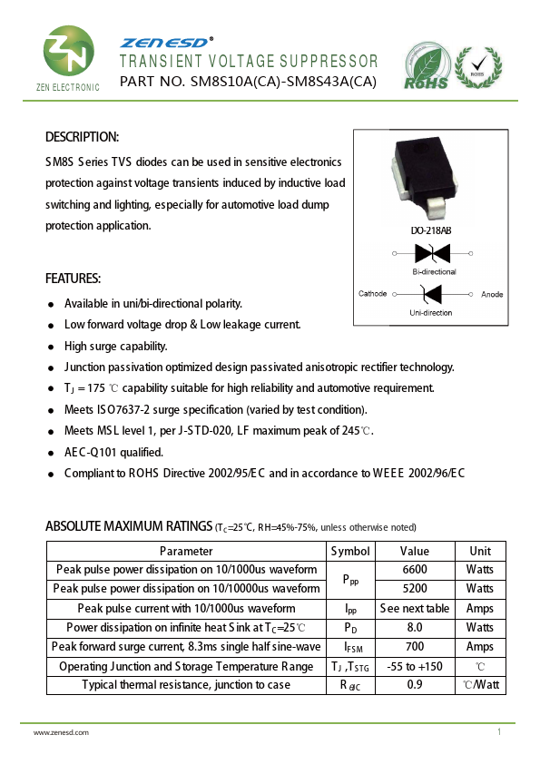 SM8S18CA