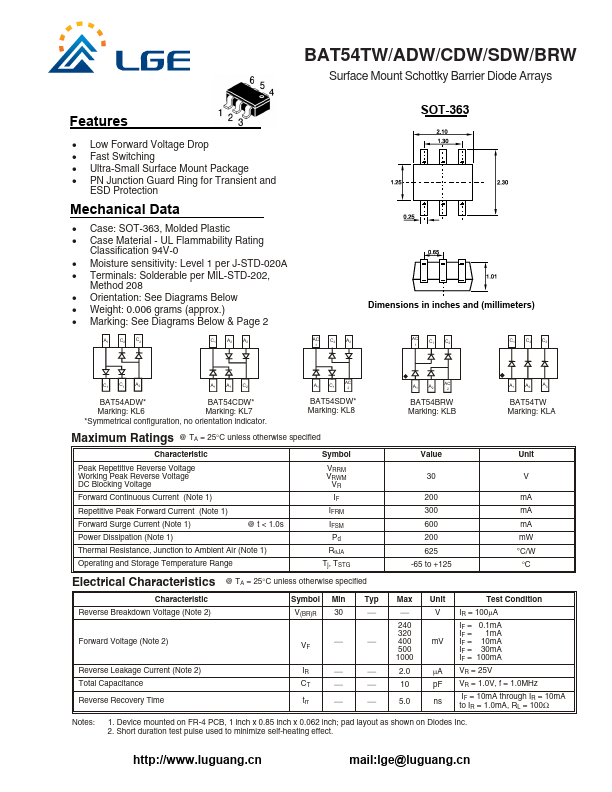 BAT54BRW