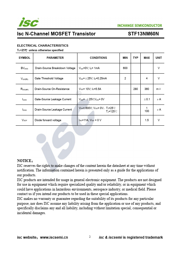 STF13NM60N