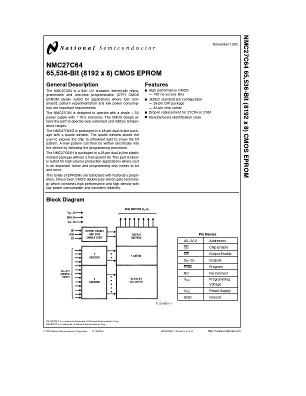 NMC27C64