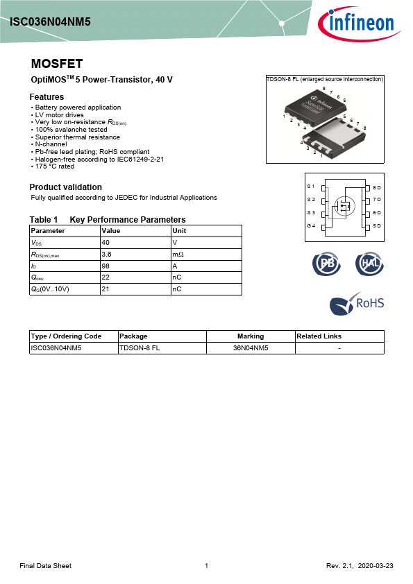 ISC036N04NM5