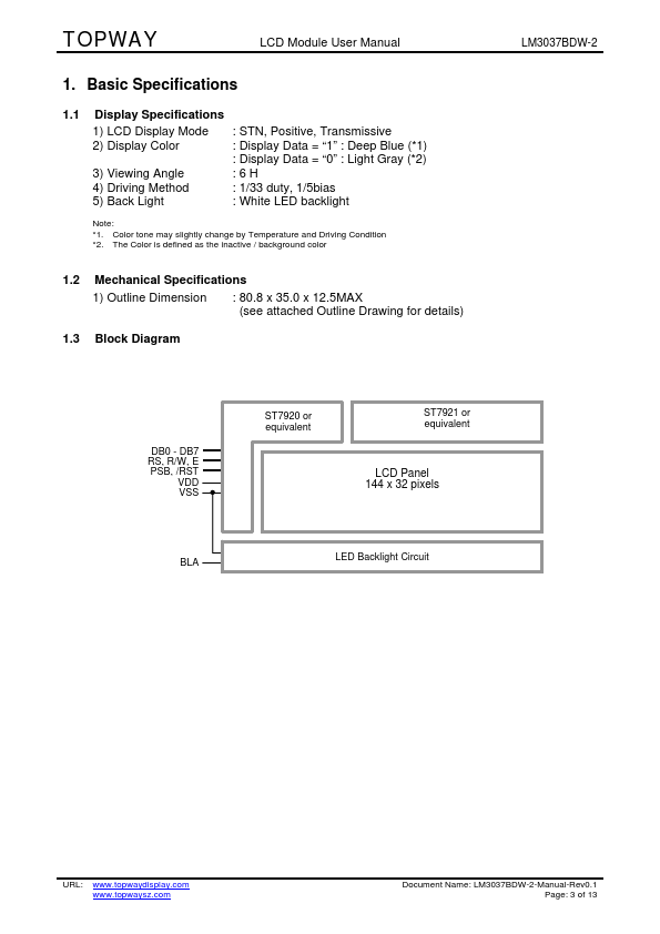 LM3037BDW-2