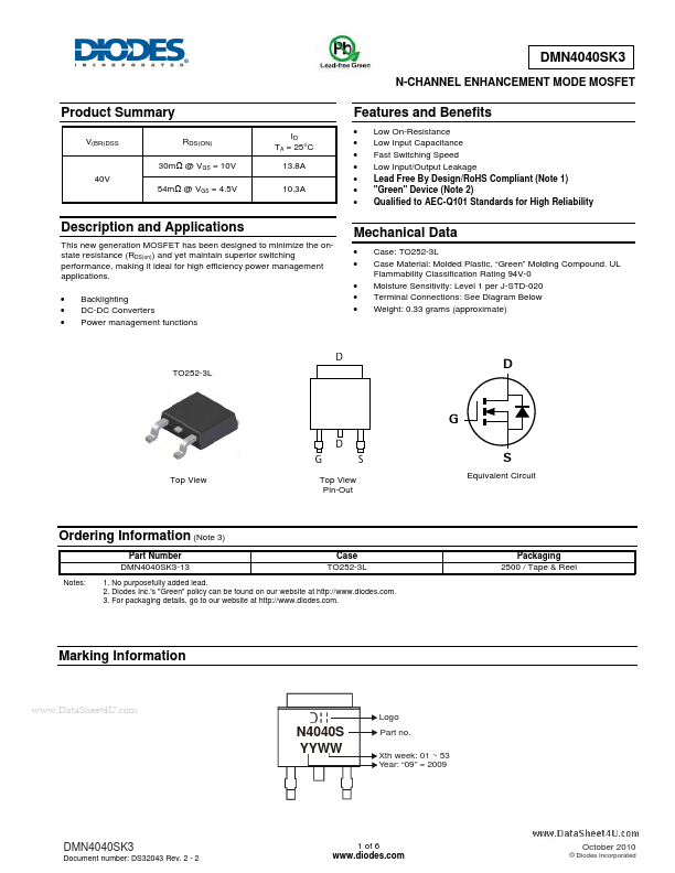 DMN4040SK3