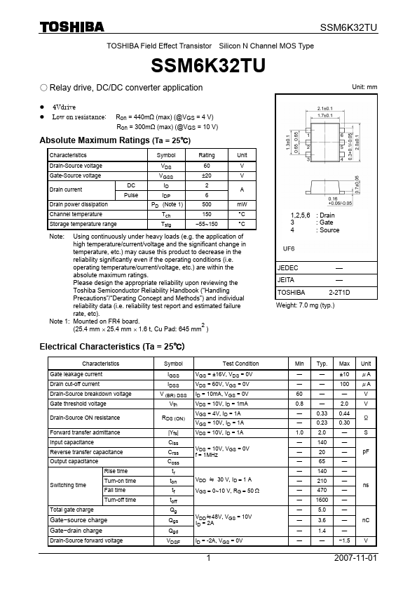 SSM6K32TU