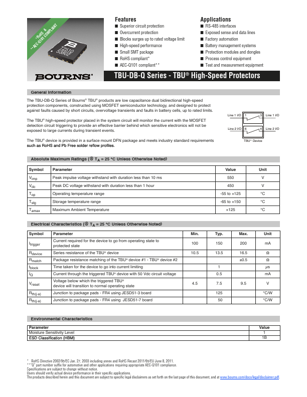 TBU-DB055-100-WH-Q