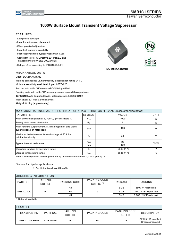 SMB10J20CA