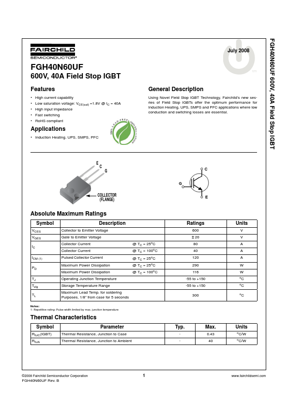 FGH40N60UF