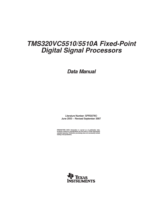 TMS320VC5510A