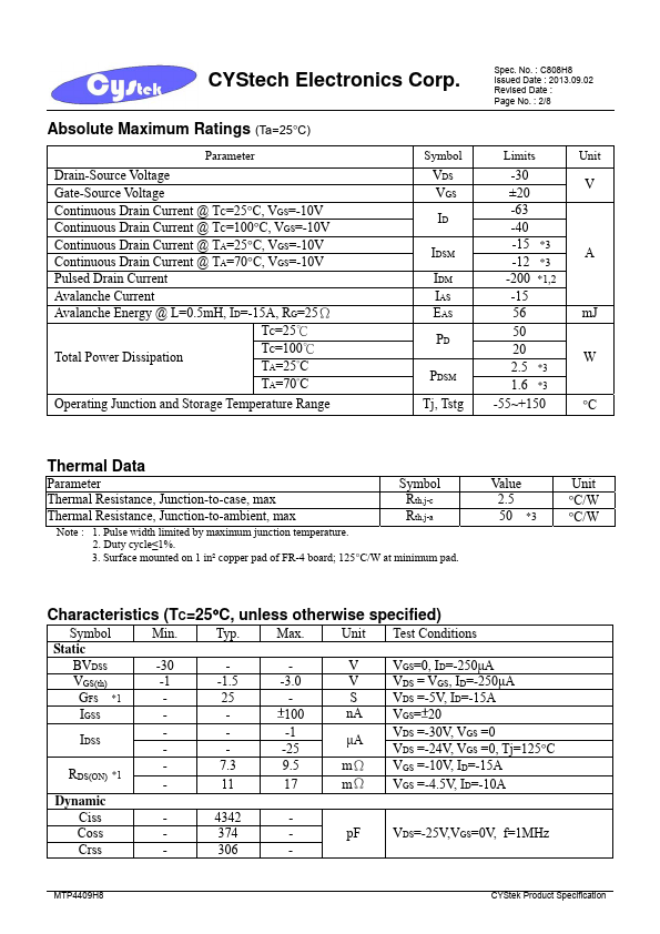 MTP4409H8