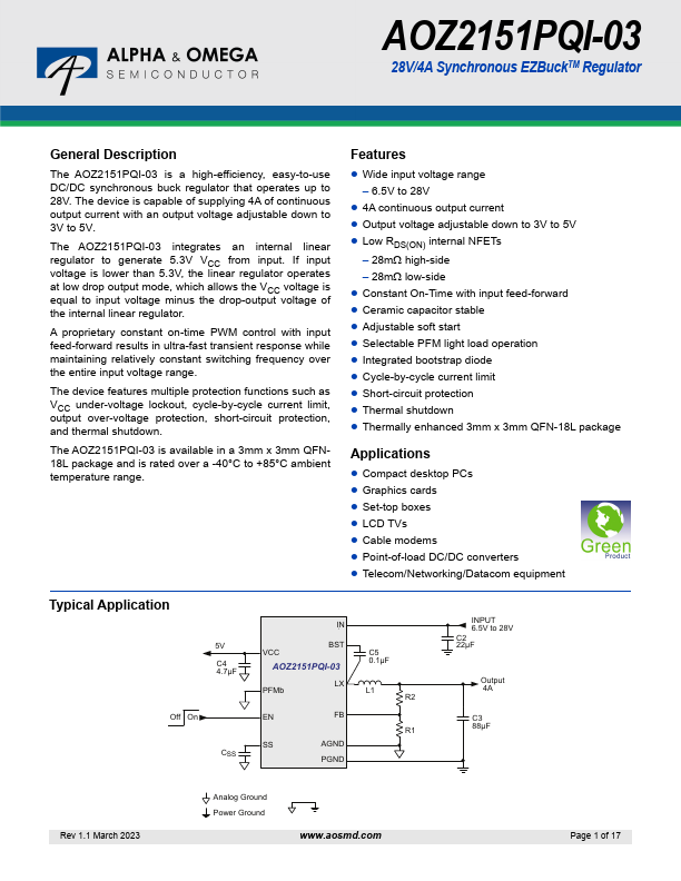 AOZ2151PQI-03