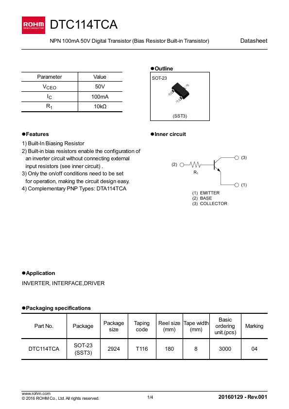 DTC114TCA