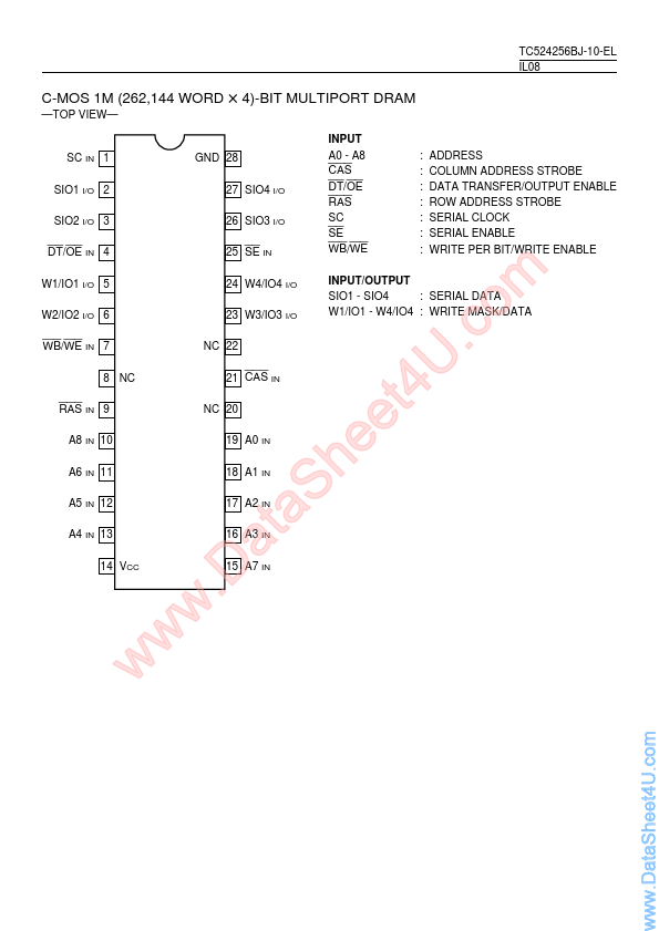 TC524256BJ-10-EL