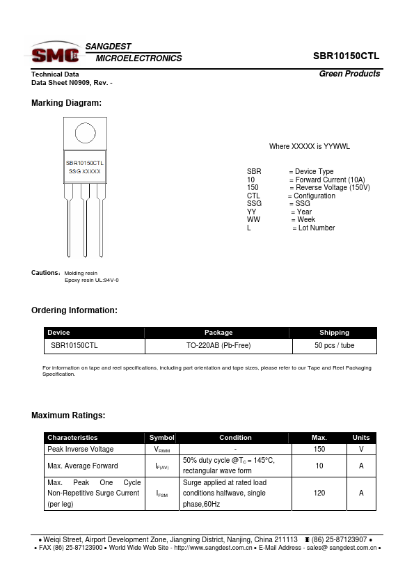 SBR10150CTL