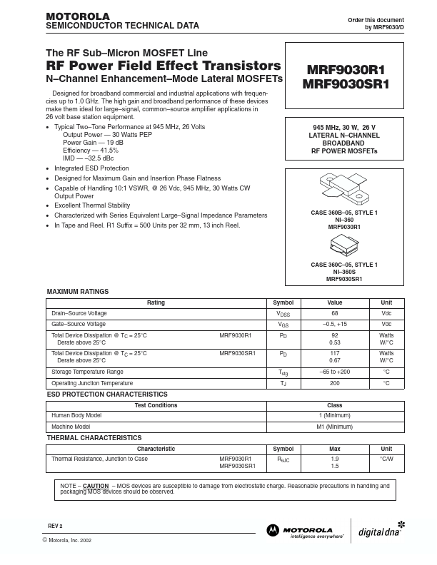 MRF9030SR1