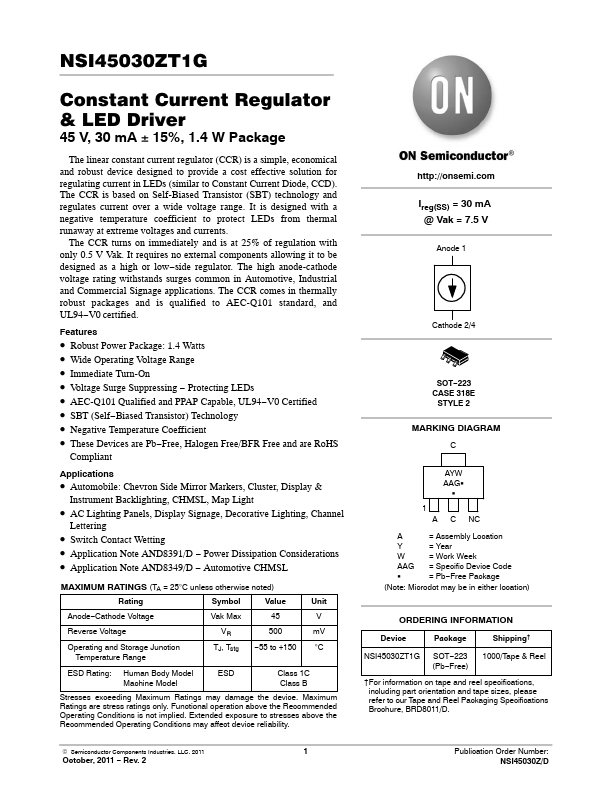 NSI45030ZT1G