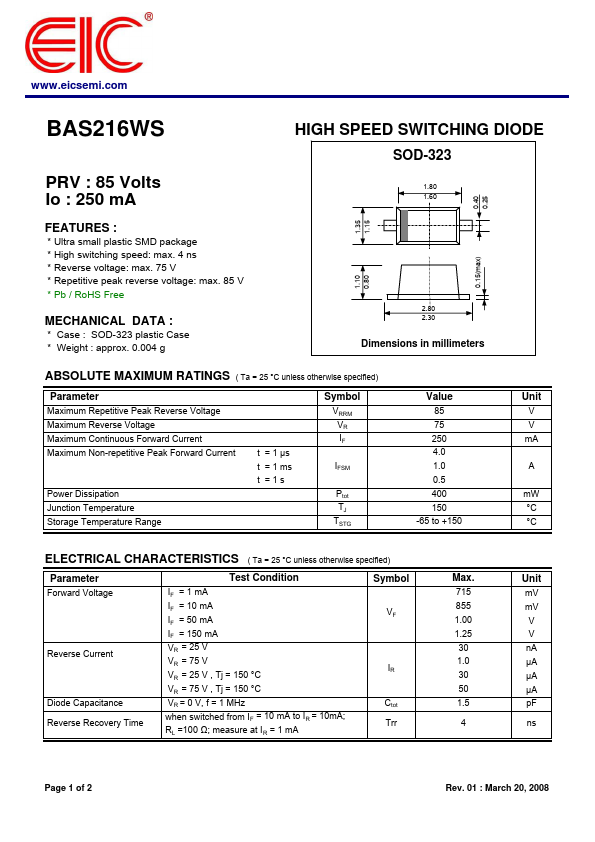 BAS216WS