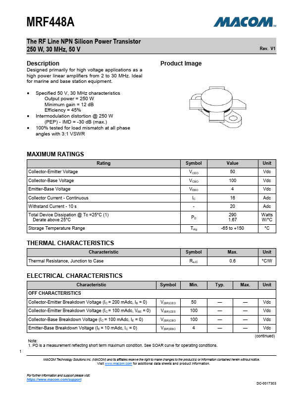 MRF448A