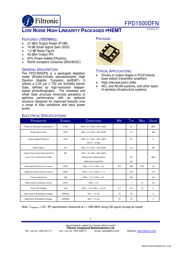 FPD1500DFN