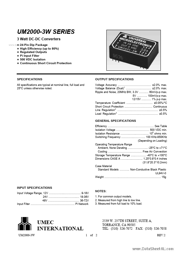 UM2034C-3W