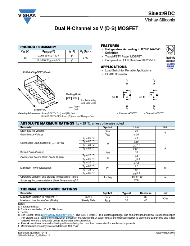 SI5902BDC