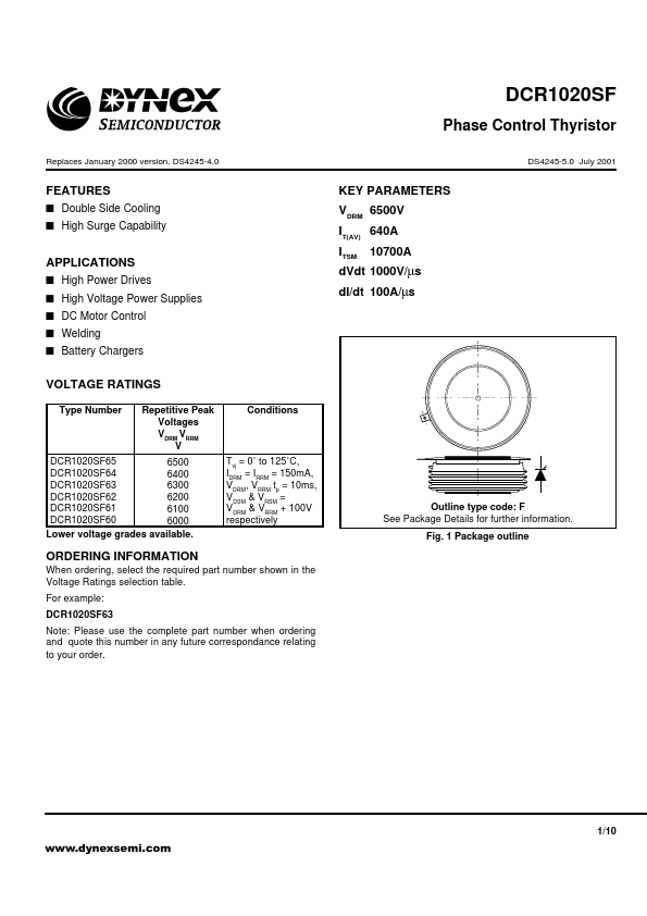 DCR1020SF