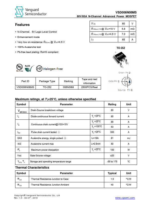 VSD006N08MS