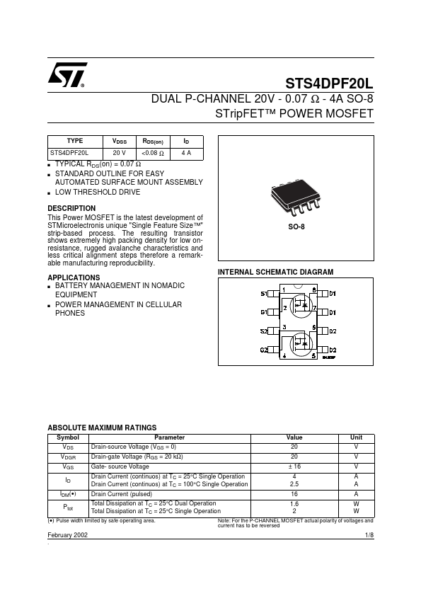 STS4DPF20L