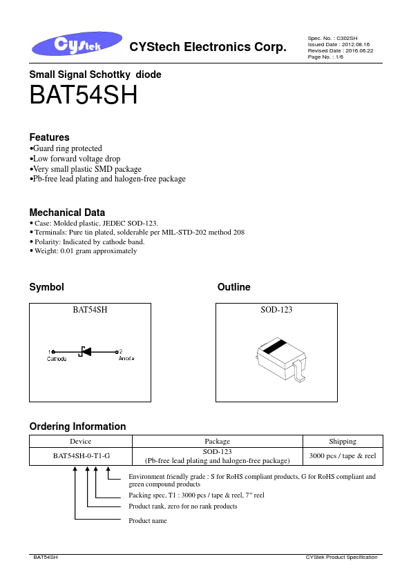 BAT54SH