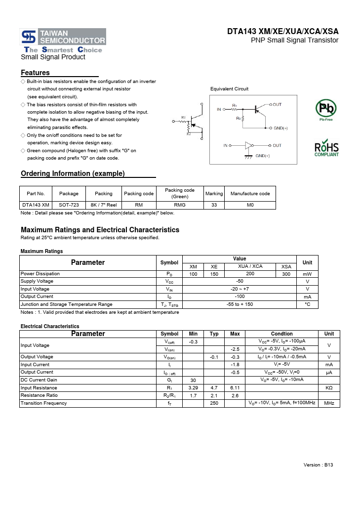 DTA143XE