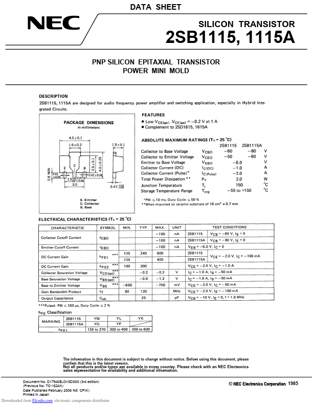 2SB1115