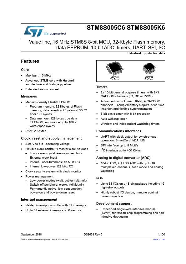 STM8S005C6