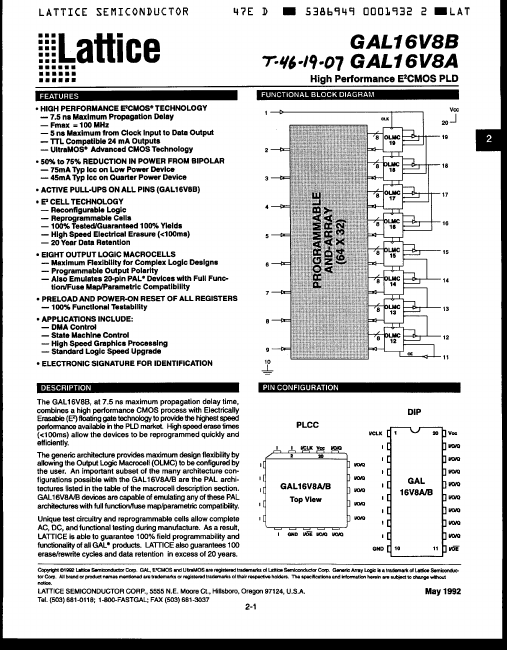 GAL16V8B