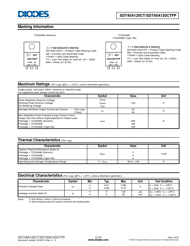 SDT40A120CT