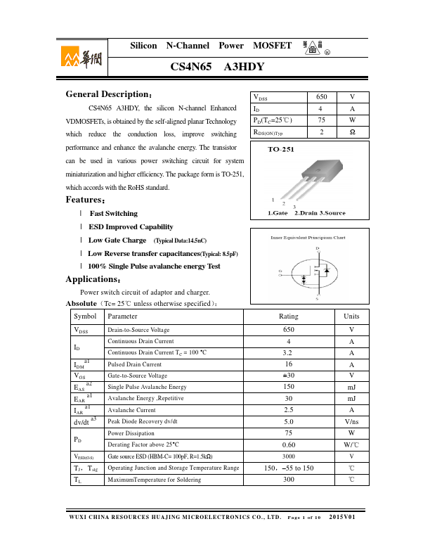 CS4N65A3HDY