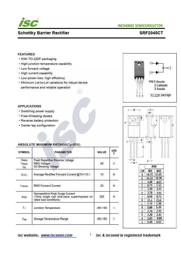 SRF2045CT