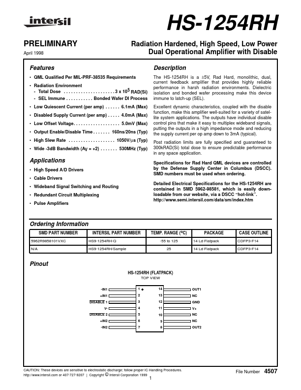 HS9-1254RH