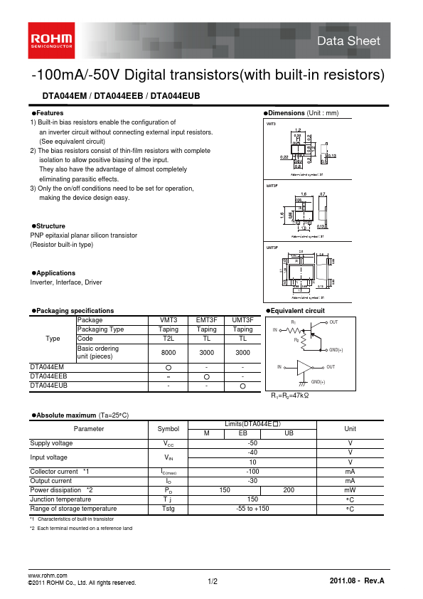 DTA044EUB